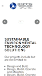 Mobile Screenshot of ecosystemtech.com